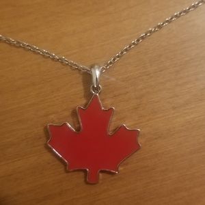 Tiny Maple Leaf Pendant